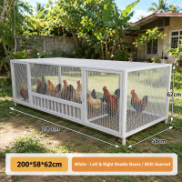 Greenpets Chicken cage breeding cage home outdoor weasel-proof reinforced and thickened easy to clean galvanized steel frame multiple sizes durable