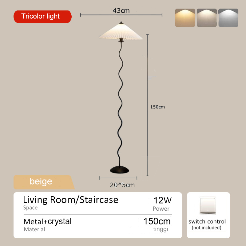 【MG】Floor Lamp Nordic simple Bedroom Bedside Lights for Living Room sofa Table Light Atmosphere Lamp