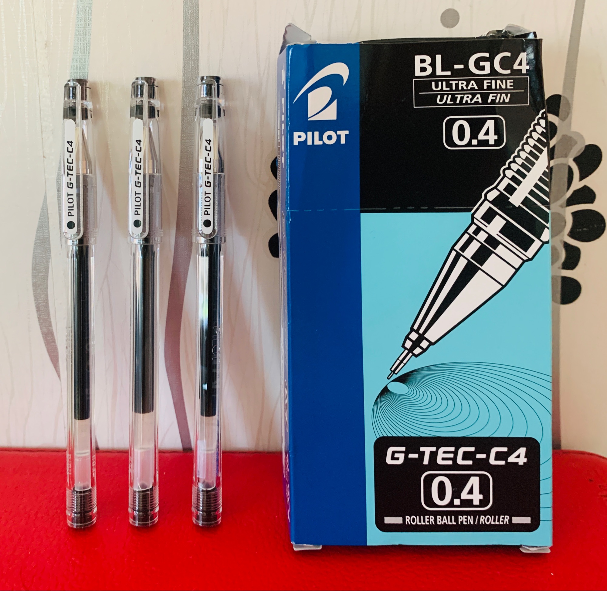 Original Pilot G-Tec-C4/C3 Black/Blue/Red Sign Pen (SOLD PER PC)