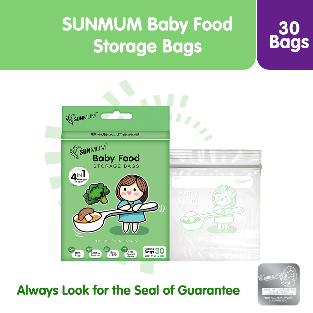 SUNMUM Multi Purpose Baby Food & Accessory Bags (30s)