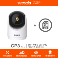 Tenda Official Store | CP3 | 2K 3MP CCTV Wifi Camera | Indoor | Mic & Speaker | microSD | Tenda App