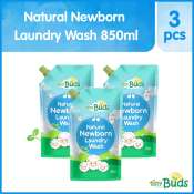 Tiny Buds Natural Newborn Laundry Wash 850ml Set of 3