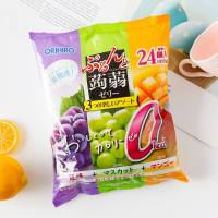 [JAPAN] Orihiro Purunto Konjac Jelly Pouch Zero Calories Kyoho Grape + Muscat Grape + Mango (24pieces)
