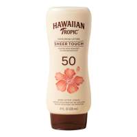 Hawaiian Tropic Sheer Touch Sunscreen Lotion SPF 50/SPF 70 Leaves Skin Radiant Water Resistant 80mins 236ml (8 oz)