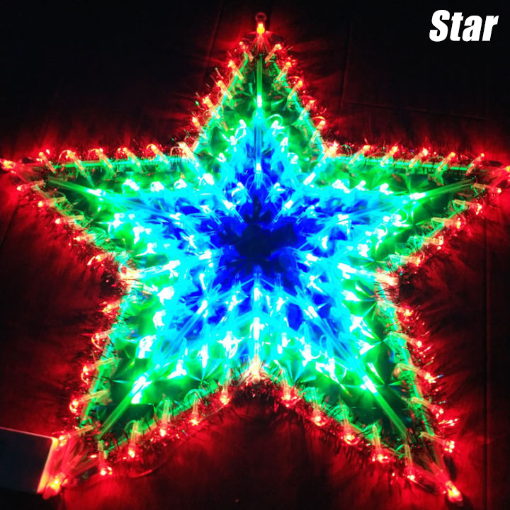 SOHO Christmas Parol LED Light Lantern Seasonal Outdoor Christmas Decoration Lights for Wedding & Bedroom & Bar Dancing LED Christmas Colorful Lights