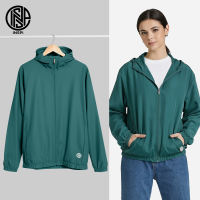 INSPI Originals Windbreaker Bomber Jacket for Men & Women w/ Zipper & Pockets Quick-Dry Hoodies Plain Motorcycle Coat 8