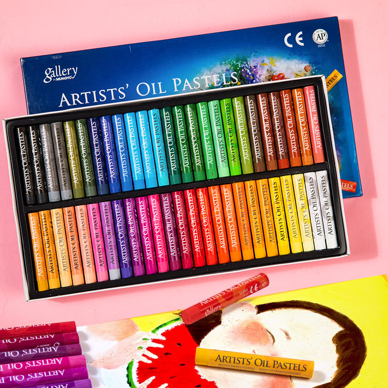12/25/50 Colors Oil Pastel for Artist Student Graffiti Soft Pastel Painting Drawing Pen School Stationery Art Supplies