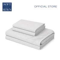 Soft Sewn 4 in 1 Bedsheet Set 1pc Fully Garterized Fitted Sheet 1pc Flat Sheet 2pcs Pillowcase Lightweight Wrinkle-Resistant Microfiber (Single Semi Double Double Queen King)