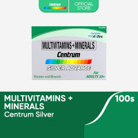 Centrum Silver Advance 100s Multivitamins + Minerals for 50+ Healthy Heart Eyes Energy Immunity