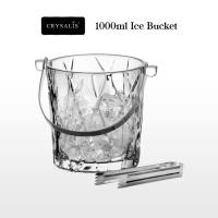 CRYSALIS ROYALTY Glass Ice Bucket Wine Beer Cooler Champagne Cooler Beverage Cooler Bucket Home Bar Storage