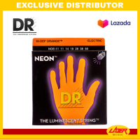 DR NOE-1150 NEON Orange 11-50 Electric Guitar Strings (NOE-1150)