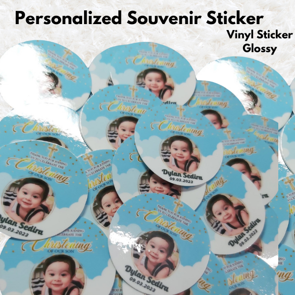 Personalized Souvenir Sticker Vinyl/Any theme/character free layout