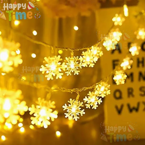 【Happy Time】2M 20 LED Christmas String Lights Santa Claus Snowman Fairy Lights Battery Powered Xmas Tree Decoration For Bedroom Balcony Home Holiday Party Indoor Outdoor Festive Lighting DIY Decor