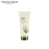 The Face Shop Aloe & Green Tea Herb Day Master Blending Cleansing Foam (170ml)
