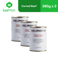 Delimondo Ranch Style Corned Beef 380g - Pack of 3