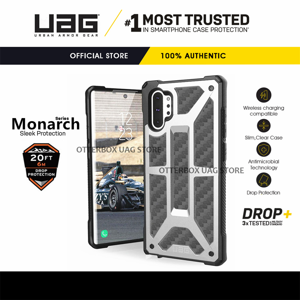 Ốp lưng UAG Monarch Carbon Fiber Cho Samsung Galaxy Note 10+ Plus / Galaxy Note 20 Ultra 5G