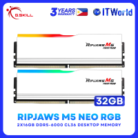 G.Skill DDR5 RAM 32GB (2x16GB) 6000Mhz Ripjaws M5 Neo RGB AMD Expo (F5-6000J3636F16GX2-RM5NRW) | itw