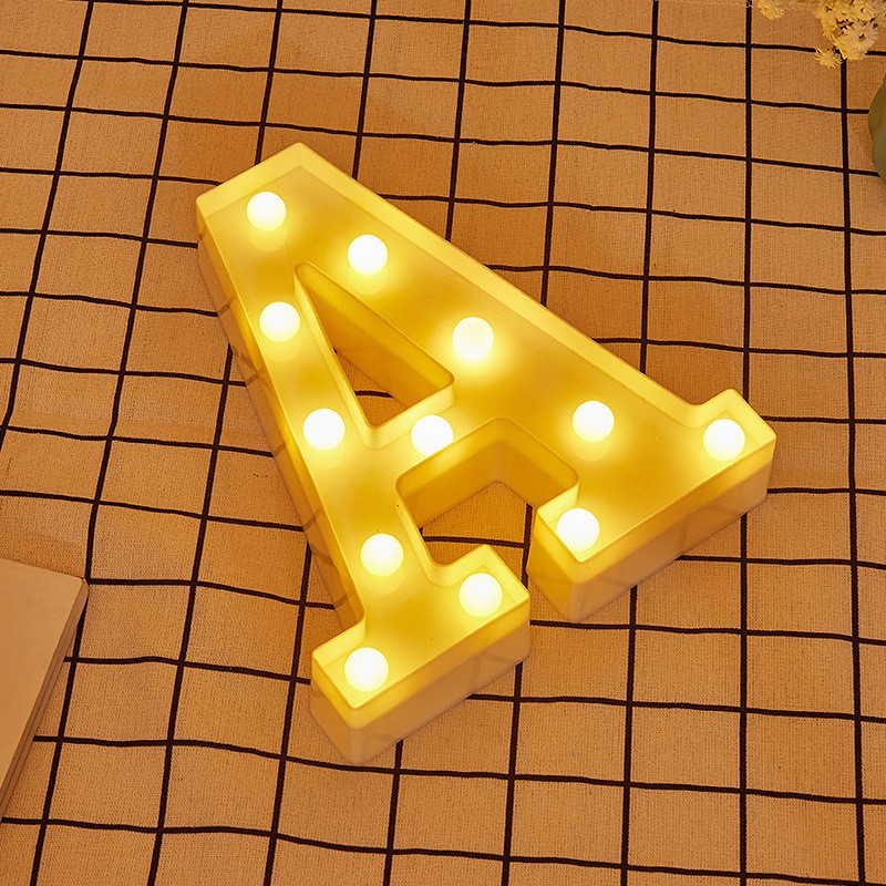 【Happy Time 12.12 Super Deal】16CM LED Letter A-Z Symbol Light DIY Alphabet Name Sign Battery Operated for Romantic Proposal Birthday Wedding Bar Home Cafe Decor Wall Hanging Photobooth Surprise Gift Reusable Decorative Tiktok IG Viral Backdrop Display