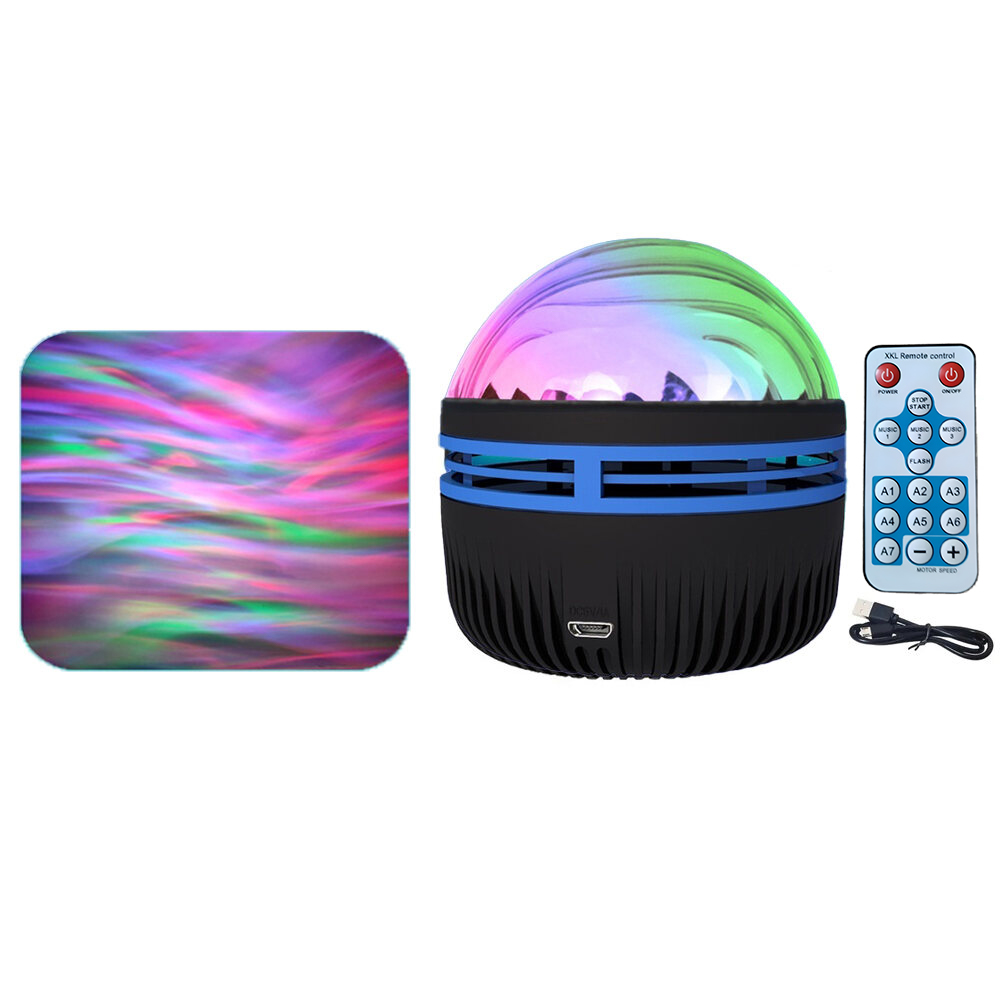 KAIY Starry Sky Galaxy Light Projector Northern Light Projection Remote Control Aurora Magic Ball Living Room Bedroom Wedding Decoration