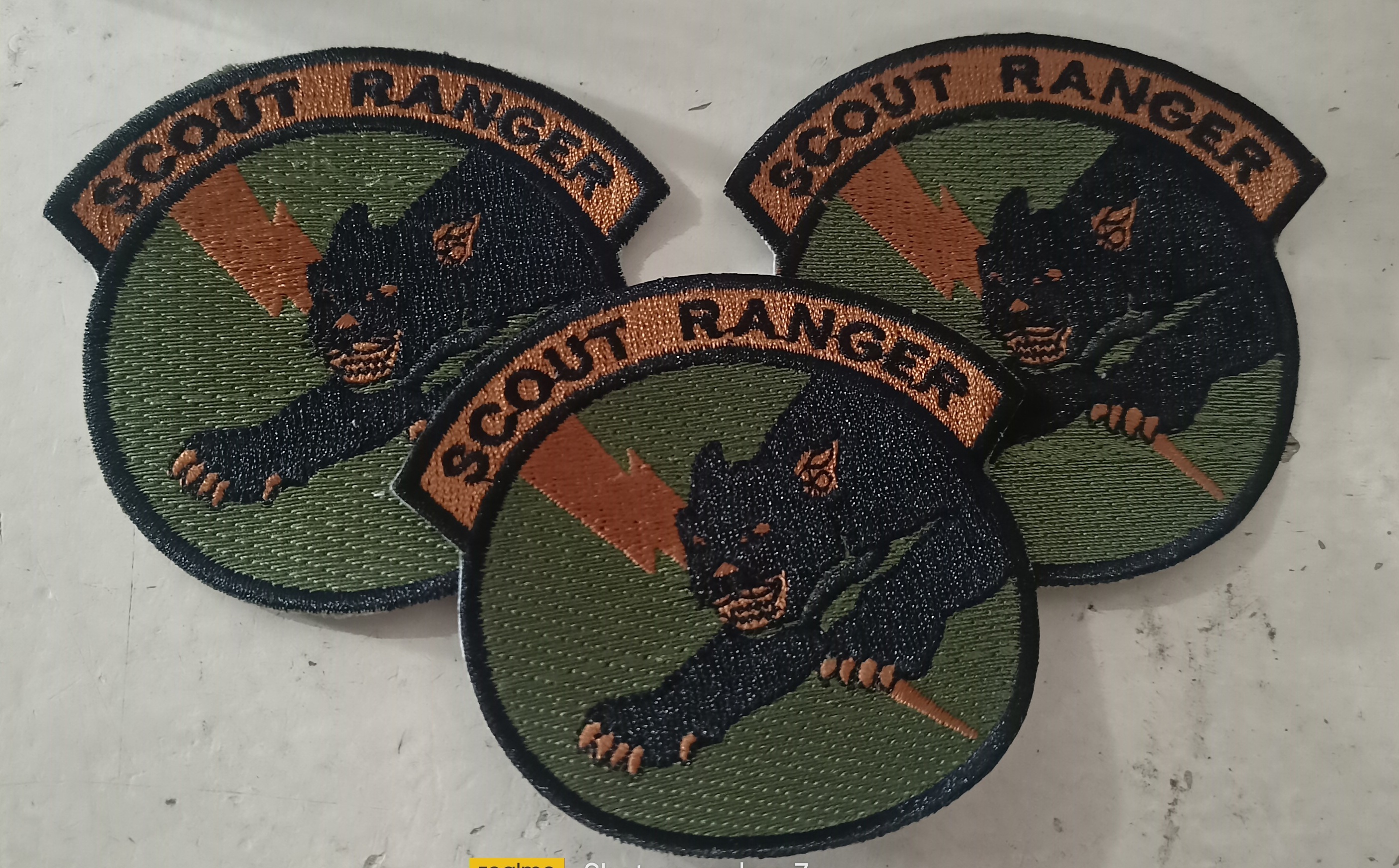 SCOUT RANGER PATCH (SUBDUED) WITH VELCRO FOR BDA