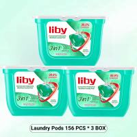 Liby 52PCS Laundry Capsules Beads Liquid Soap Laundry Detergent Pods Washing Beads Lasting Fragrance Laundry Pods