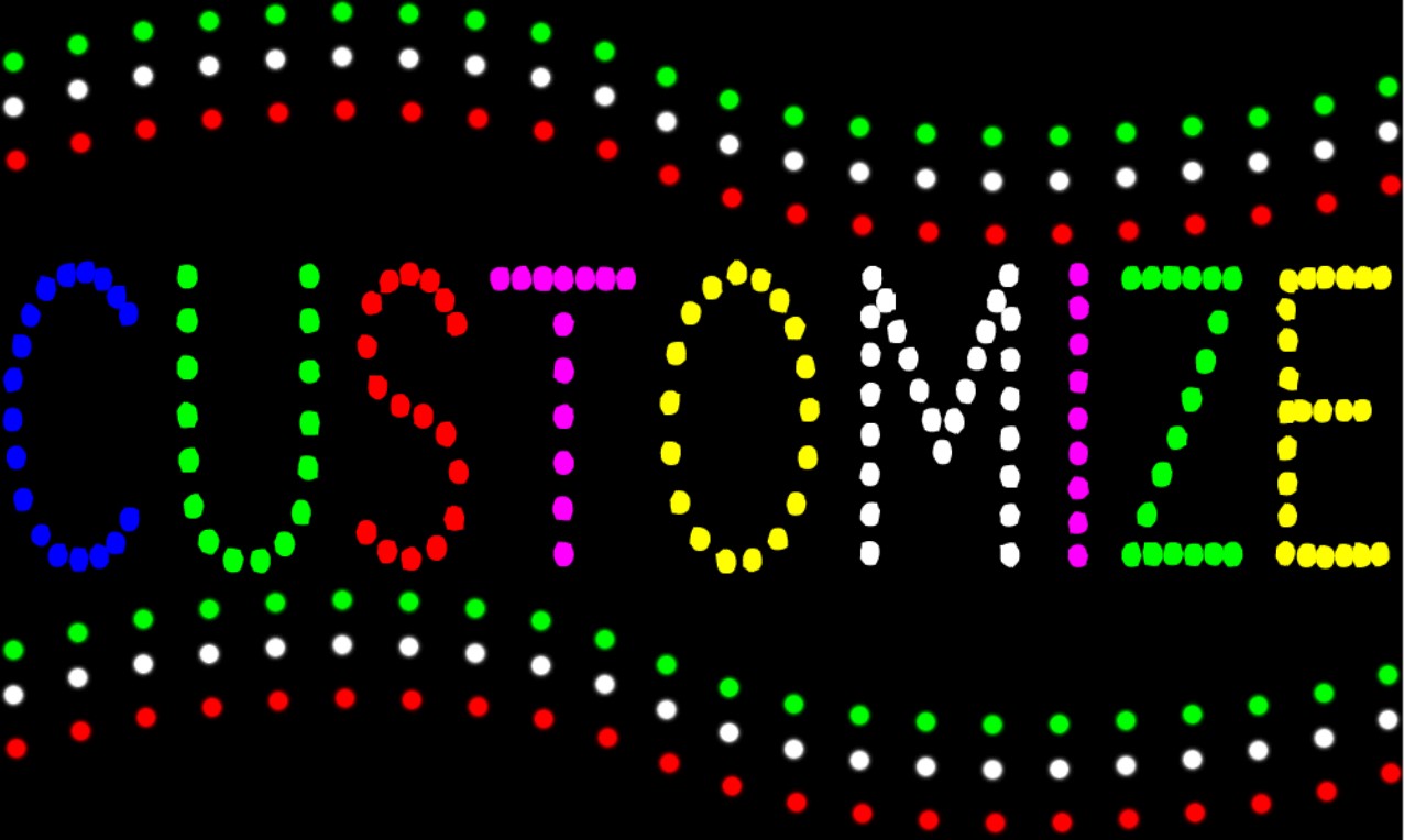 CUSTOMIZE LED DISPLAY BOARD SIGNAGE PRE-ORDER CUSTOMIZE SIGNAGE