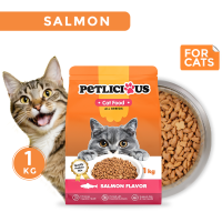 Petlicious Cat Dry Food Salmon and Tuna Flavor 1kg Collection - PetMate cats kitten healthiest kibble kibble pets