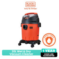 BLACK+DECKER™ Wet & Dry Vacuum Cleaner 20L (BDWD20-B1) [1 Year Warranty]