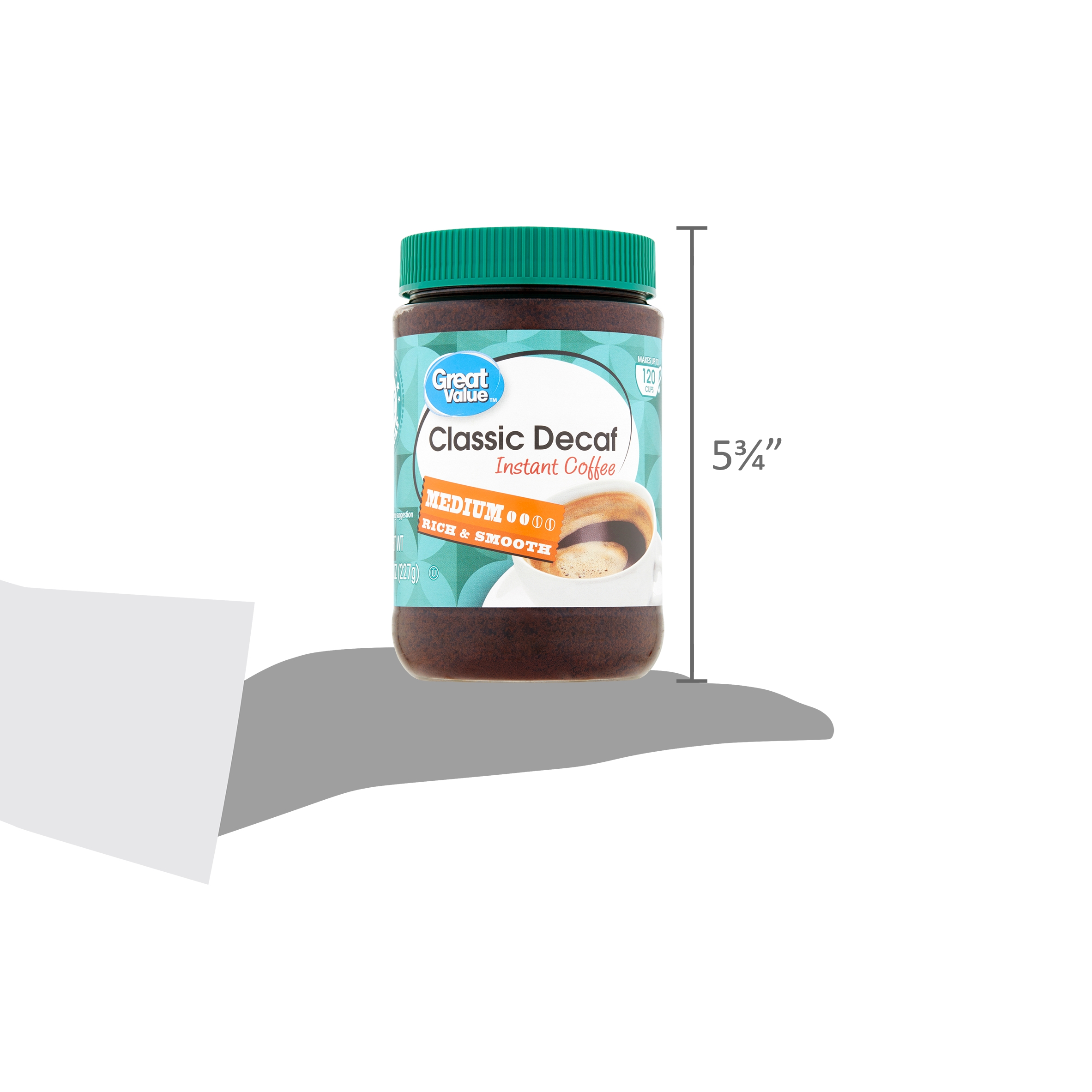 Great Value Classic Decaf Medium Instant Coffee 8 oz review and price