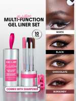 SHEGLAM Boldline Longwear Multi-Function Gel Liner Waterproof 24HR Sharpenable Eyeliner Lip Liner Makeup