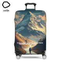 COSLIFE Cartoon Thick Luggage Cover 18/24/28/32 Inch High Elastic Travel Suitcase Spandex Protective Cover