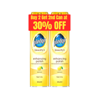 Pledge Furniture Enhancing Polish Lemon 330ml Twin Pack