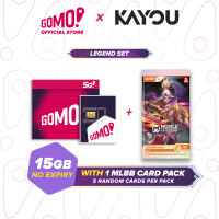 GOMO Prepaid SIM with 15GB No Expiry Data + UNLI Calls & Texts 7 Days with 1 pack of ML x  KAYOU Photocard