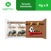Kimnori Korean Crispy Seaweeds-Teriyaki  (7+1) 4Gx8 32g