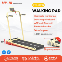 MY-HI Treadmill foldable walking pad exercise equipment for women treadmill electric Indoor running