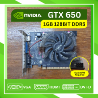 Graphics Card GTX650 GTX650 TI 1GB DDR5 128bit - NVIDIA Video Card for Desktop PC - HDMI/VGA/DVI