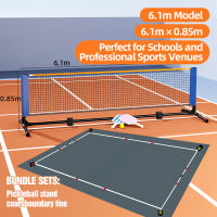 Pickleball net simple portable indoor and outdoor pickleball net training with stand pickleball net badminton net and tennis net frame