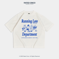 Rated Cinco Premium Classics | Lifestyle Collection Boxy Fit Cotton Blend Graphic | Shorter Length