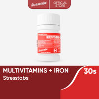 Stresstabs Multivitamins + Iron 30s Fights Stress Restores Mental Focus Maintains Healthy Skin
