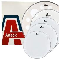 Attack Drumheads Tone Ridge 2 Clear