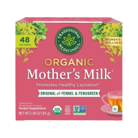 Traditional Medicinals Organic Mothers Milk Womens Tea - Supports Breastfeeding & Lactation with Fennel and Fenugreek - Kosher Non-GMO Caffeine-Free