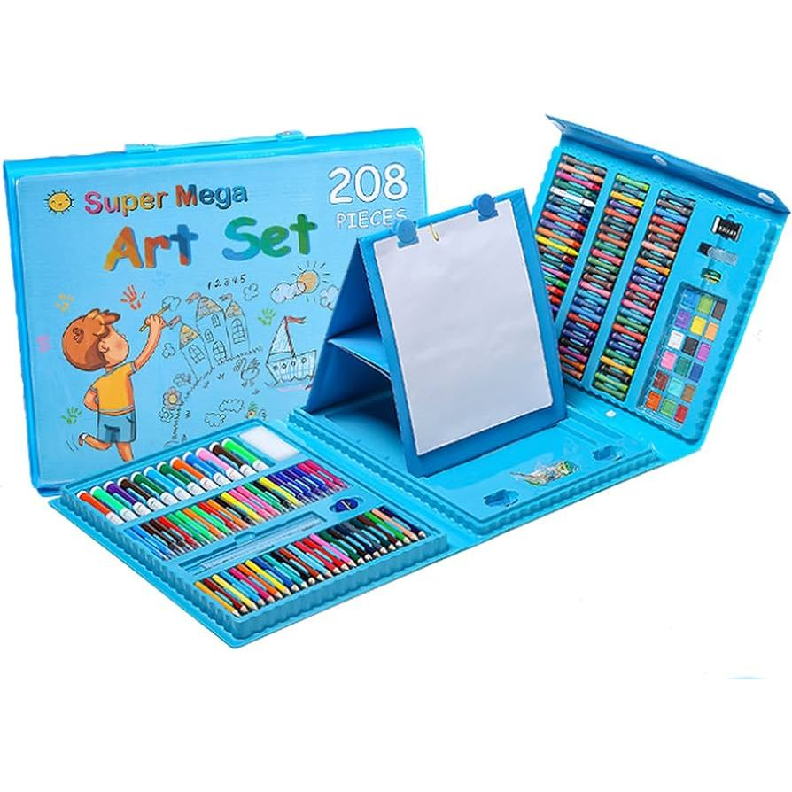 208 PCS Kids Super Mega ART Coloring Set art pen set