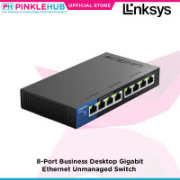 PinkleHub | Linksys 8-Port Business Desktop Gigabit Ethernet Unmanaged Switch  (LGS108)