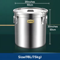MODOFO Stainless Food Storage Dispensers food rice storage container against insects and moisture