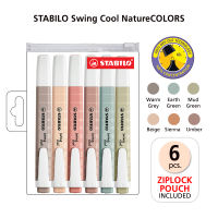 STABILO Swing Cool NatureColors Highlighter Pen Marker Color Set School Office Stationery Sets