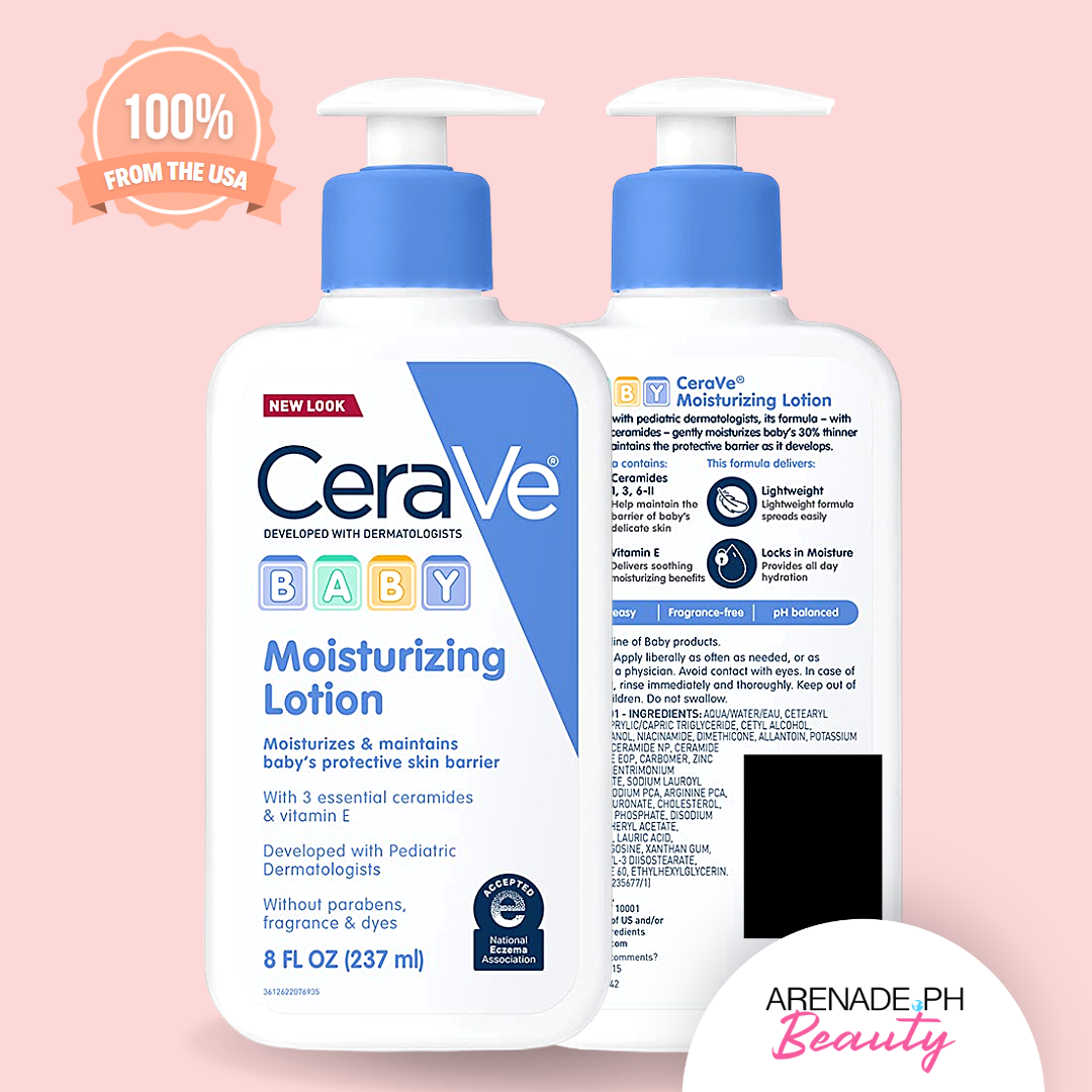 CeraVe Baby Moisturizing Lotion with 3 Essential Ceramides & Vitamin E (8 fl.oz / 237ml)