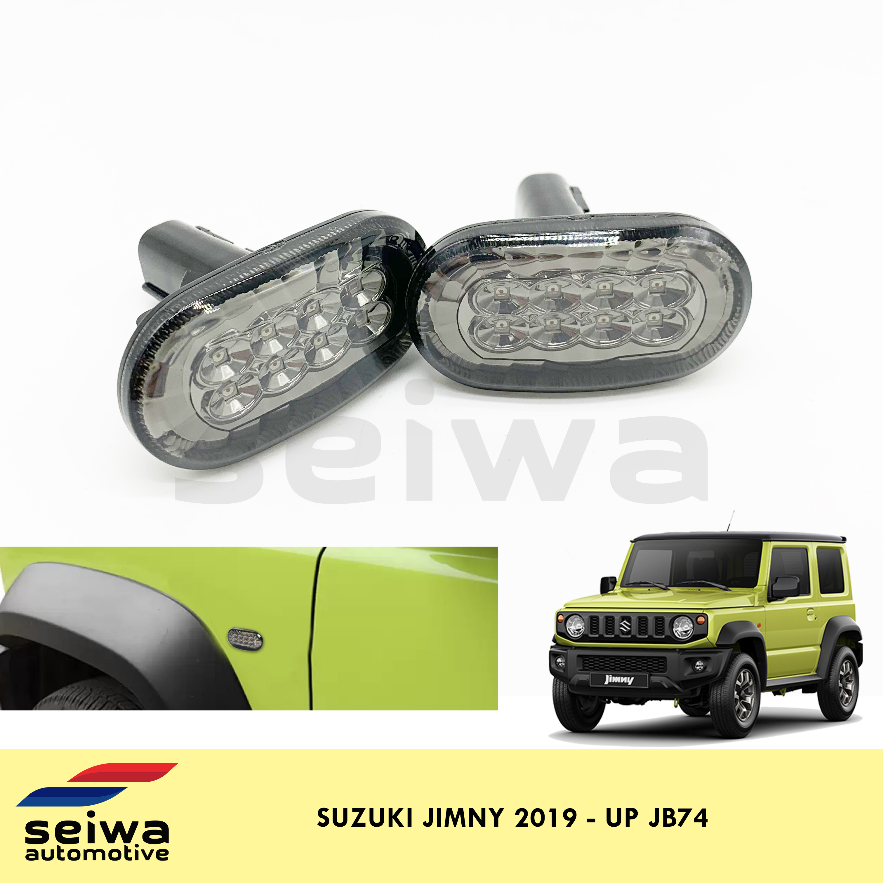 [2019 up JB74] Suzuki Jimny Fender Lamp Smoked (Pair) review and price