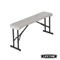 Lifetime USA 37 Inch Almond Sturdy Bench - Durable Comfortable Easy Maintenance Sustainable Design!