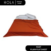 HOLA Flat Sheet | Plain | Premium Cotton | Applicable as Blanket