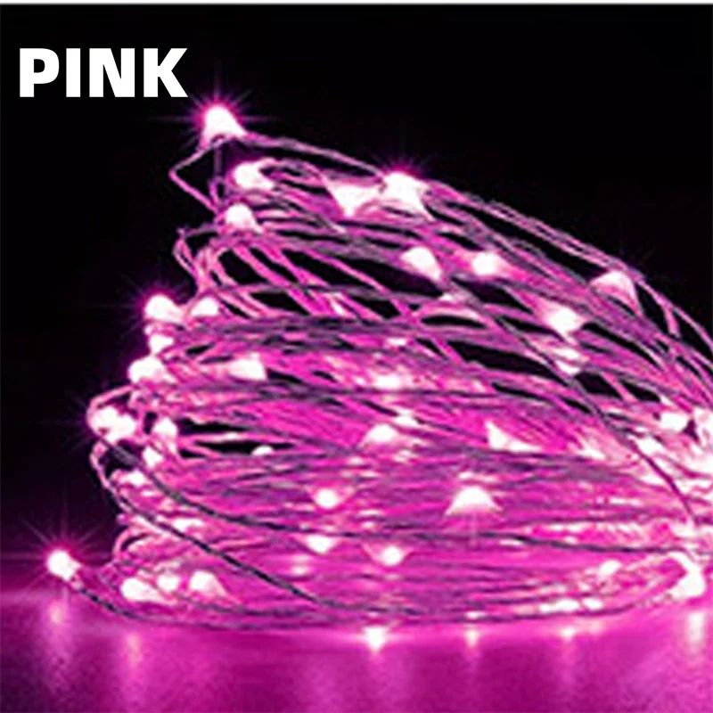 Fairy Lights Solar Waterproof Christmas Lights Outdoors With Battery Copper Wire String Lights 10M 5M 3M 2M 1M Led With Solar Panel Battery Operated For Backdrop Bedroom Camping Xmas Tree Wedding Decoration